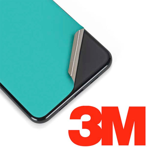 Aqua Blue Blue Solid Google Pixel 3a Skin